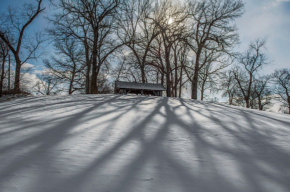 Snow Covered Hillside_