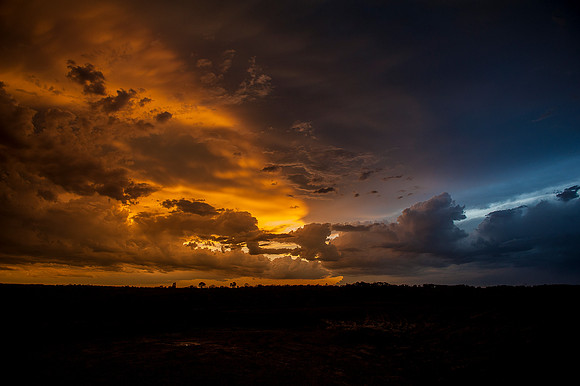 Spectacular Spring Sunset in Iowa