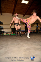 Match_1Matty Star & Ryan Slade defeated Jeremy Wyatt & Mark Sterling to win the PWP Tag Team Championship in a Round Robin Tournament Match