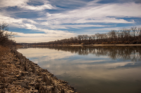 Missouri River late Winter 2014