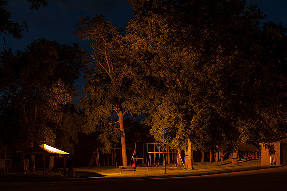 Glenwood Lake Park at Dusk_