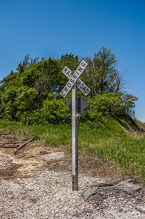 RR Crossing Post_