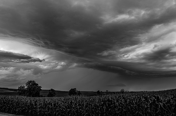 Storm Clouds July 7 2014_black white