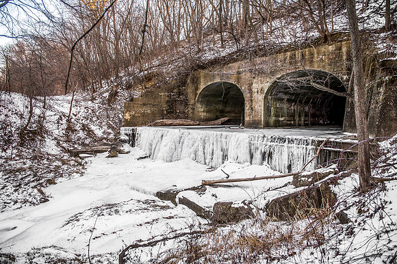 Winter Spillway 2015_